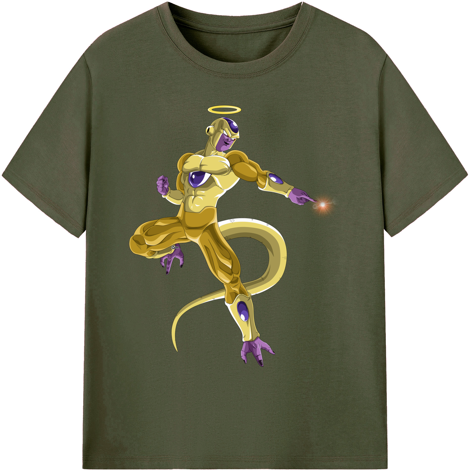 （画像用） ドラゴンボール フリーザ DRAGON BALL Frieza 綿100％ メンズ半袖Tシャツ｜肌触りやわらか＆通気性